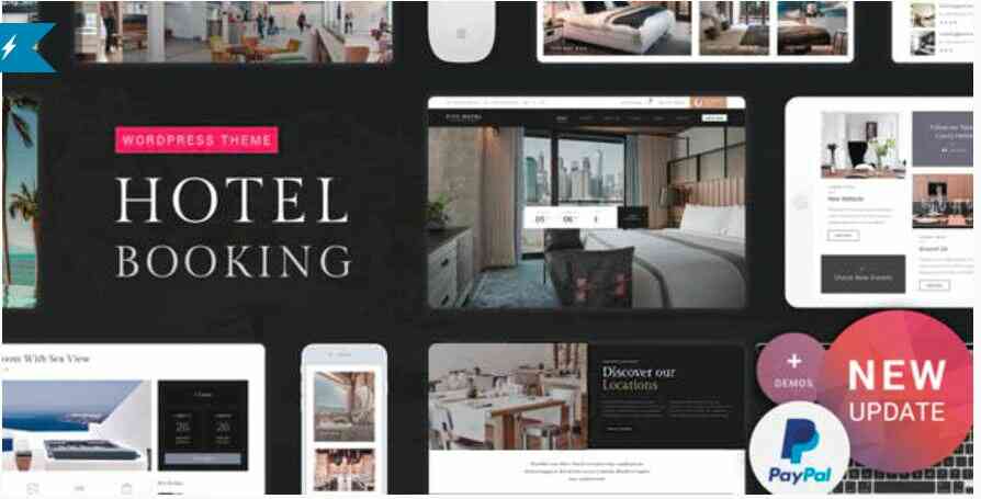 Hotel-Booking-GPl-Theme.jpg Hotel Booking Theme GPL v2.7 | Resort | Hotel | Accommodation Theme - Image 1